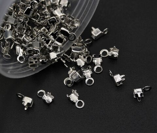 Концевик 2,8мм на стразовую цепочку 2мм