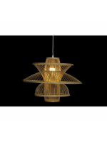 Потолочный светильник DKD Home Decor Бамбук (50 x 50 x 37 cm)