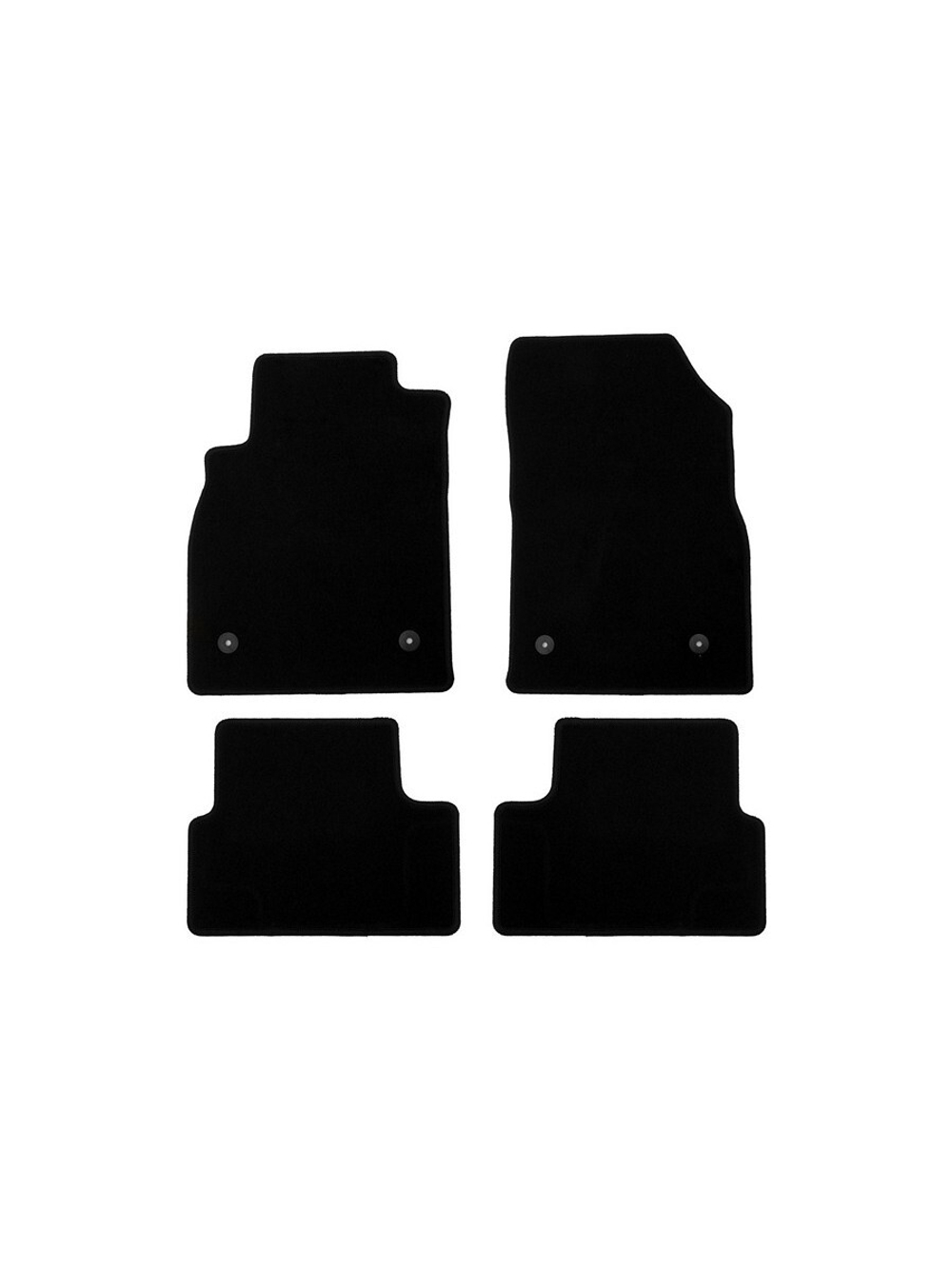 Коврики в салон для OPEL Astra J GTC 2009-2012, 2012-2017, хэтчбек, 4 шт. (текстиль) KLEVER01372701200K