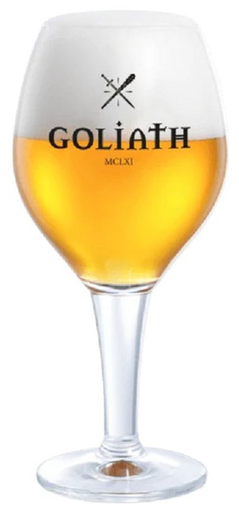 Бокал для пива Голиаф / Goliath (2 риски) 330/500мл