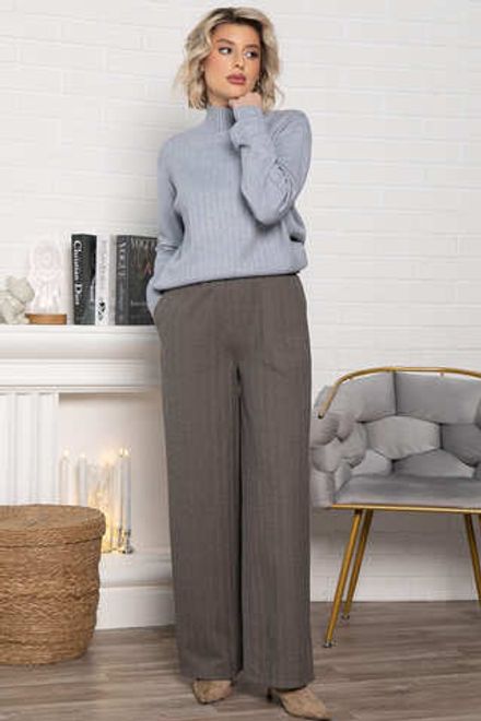 Брюки прямые Лиора (коричневые) Б15007-8М LT Collection