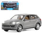 Модель 1:24 Porsche Cayenne S, серый, откр. двери, капот и багажник, свет, звук