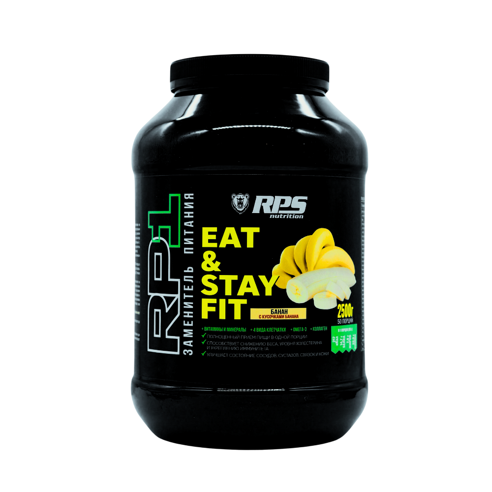 EAT AND STAY FIT ЗАМЕНИТЕЛЬ ПИТАНИЯ RPS NUTRITION 2500г БАНКА