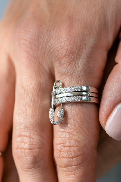 Кольцо "Булавка"