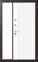 Дверь входная Аляска THERMO двустворчатая