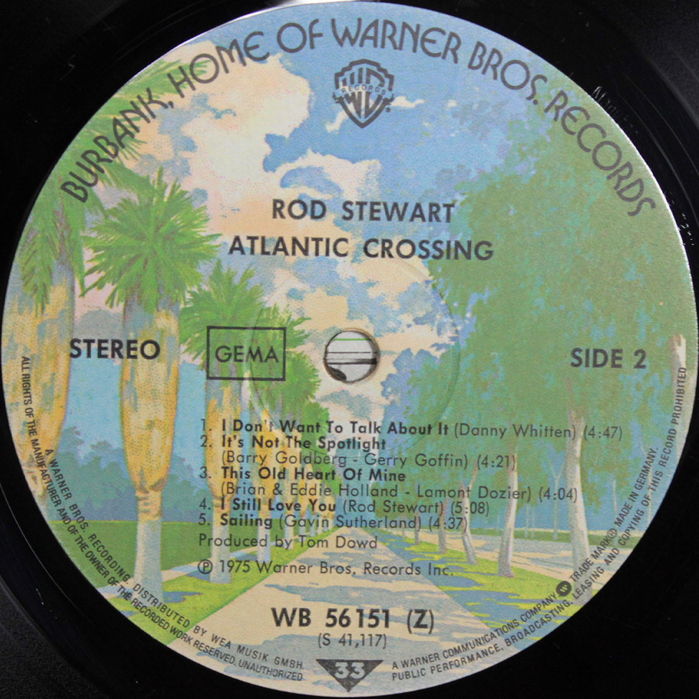 Rod Stewart / Atlantic Crossing (LP)