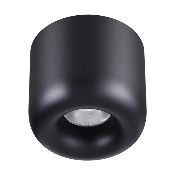 359440 OVER NT24 320 черный Светильник накладной влагозащищённый IP44 LED 10W 220-240V 3000K 650Лм LISSE