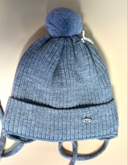 Шапка зимняя на малыша "Шиншилла"