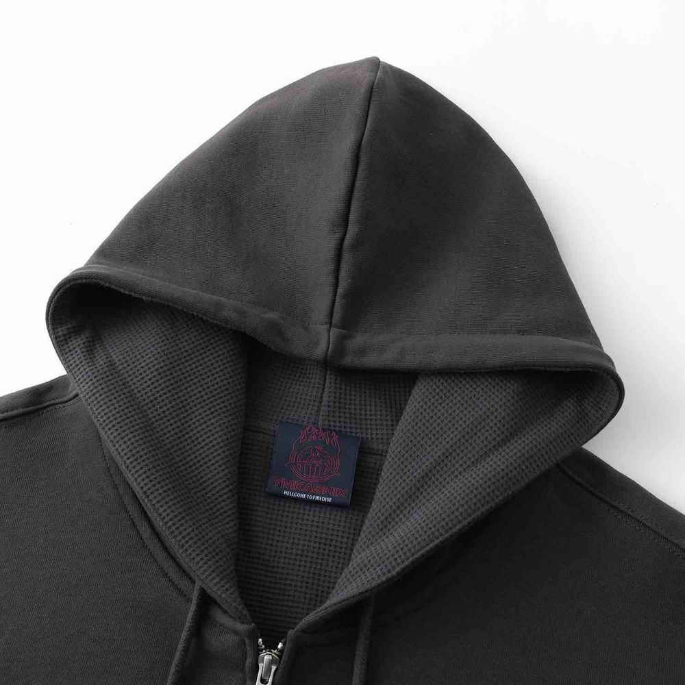 Худи Ymkashix Zip HTF графитовый
