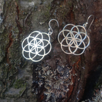 Серьги СЕМЯ ЖИЗНИ, серебро
