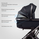 Детская коляска Sweet Baby Rocco 2 в 1 2024 Black 427056