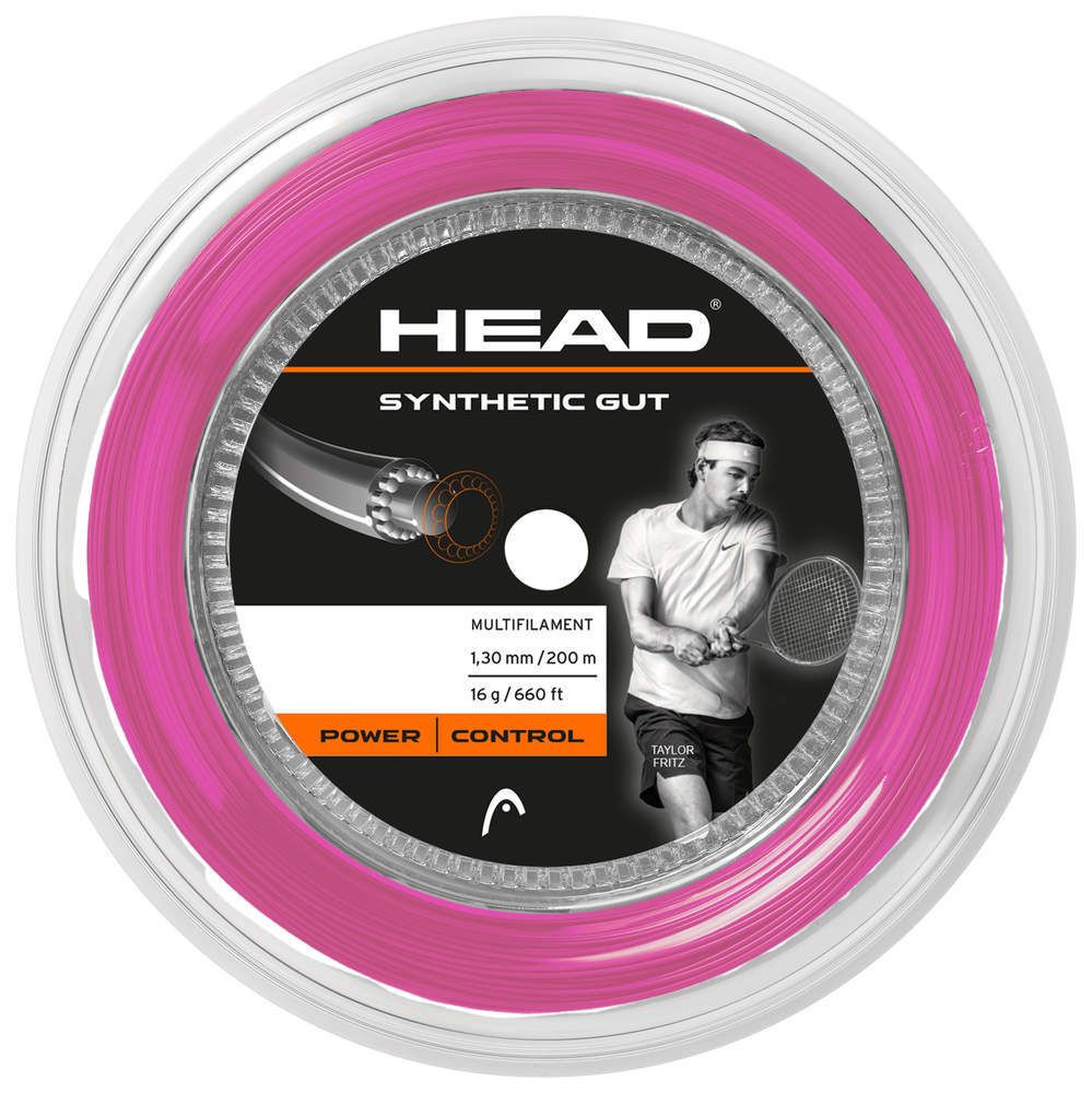 Теннисные струны Head Synthetic Gut (200 m) - pink