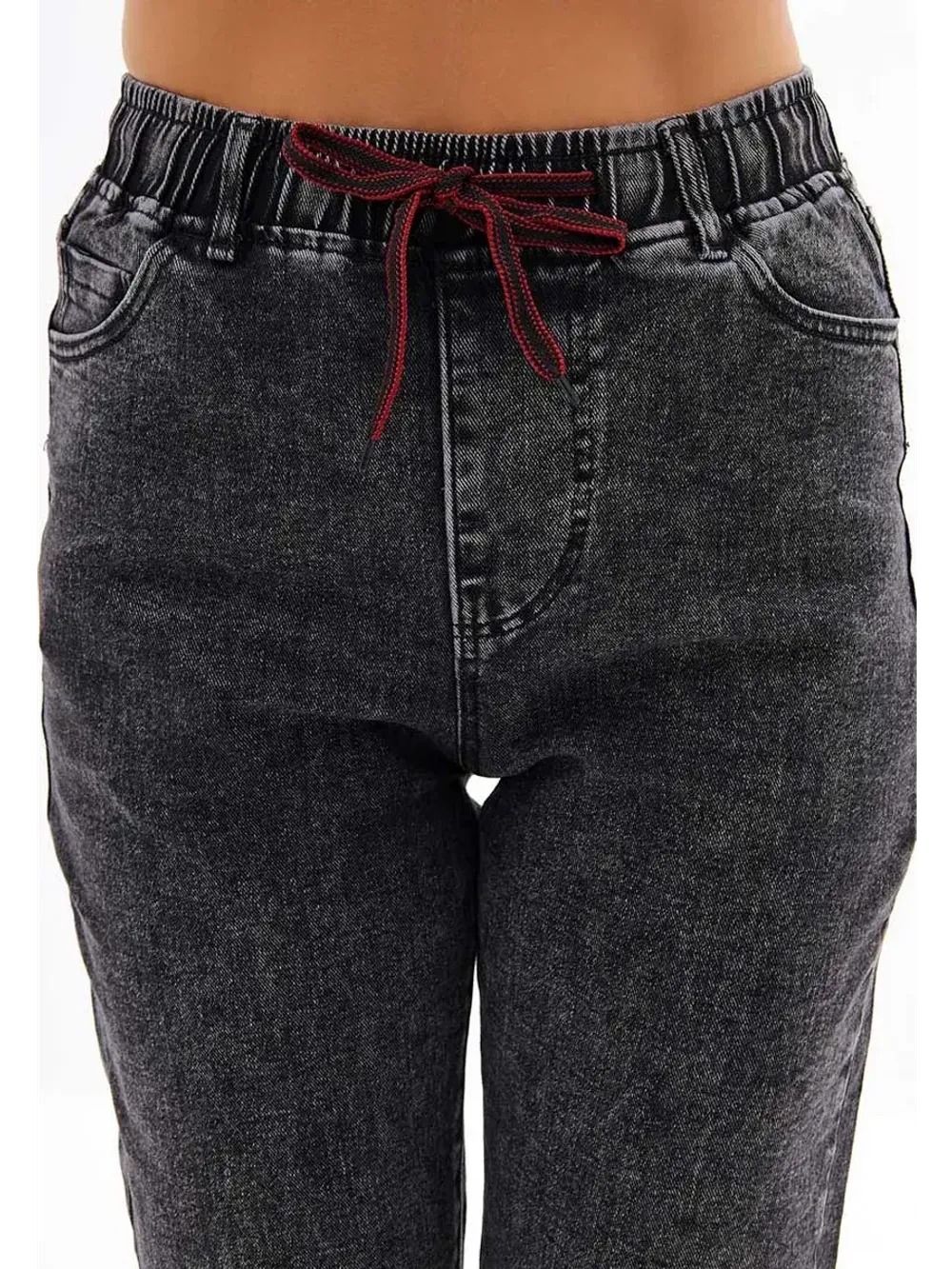 Джинсы на резинке больших размеров