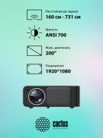 Проектор  Cactus CS-PRM.01B.WUXGA