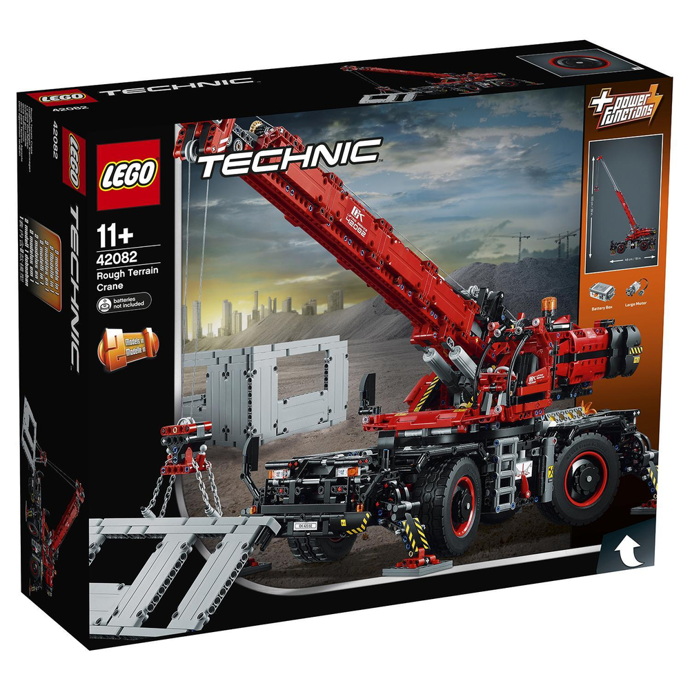 LEGO Technic: Подъёмный кран для пересечённой местности 42082 — Rough Terrain Crane — Лего Техник