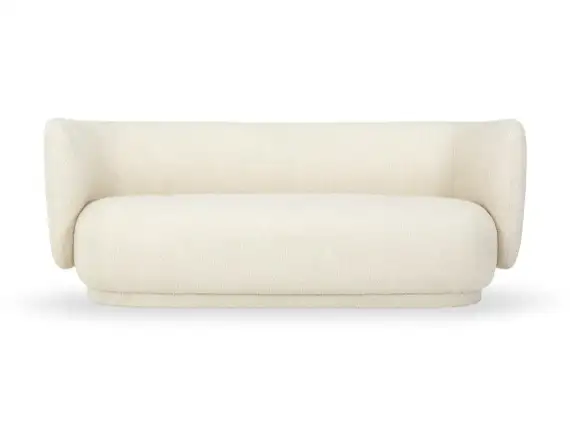 Диван Luco, 210 см, белое букле