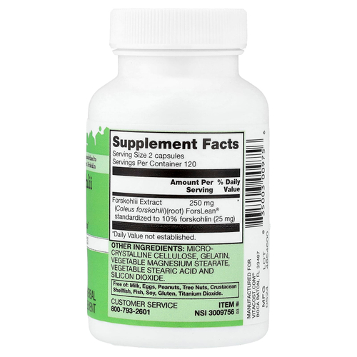 Vitacost, Coleus Forskohlii Extract, 240 Capsules (125 mg per Capsule)