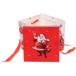 Коробка подарочная «Дедушка Мороз» 15*15*15 см