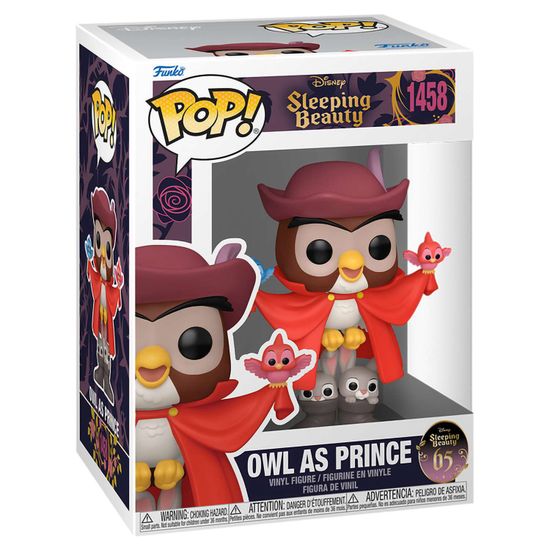 Фигурка Funko POP! Disney Sleeping Beauty 65th Owl as Prince (1458) 78185 / Фигурка Фанко ПОП! по мотивам мультфильма "Спящая красавица", Сова