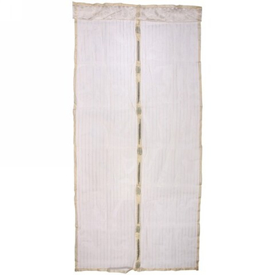 Сетка антимоскитная дверная на магнитах 100*210см «Элис» бежевая ДоброСад