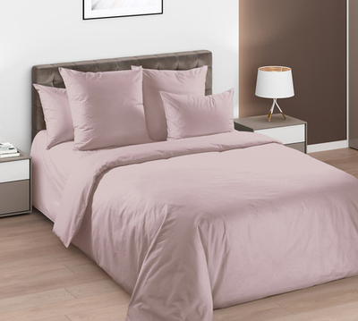 Постельное белье перкаль однотонное Семейный размер Знойный день