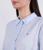Платье ITHAKA KNEE SHIRT-DRESS LS Tommy Hilfiger - голубой(WW0WW39197)