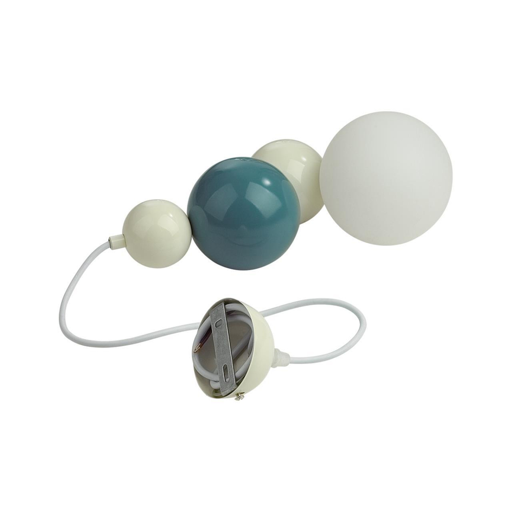 8008/1A MODERNI LN24 белый, голубой/белый металл/пластик Подвес G9 5W 220V BALLONS