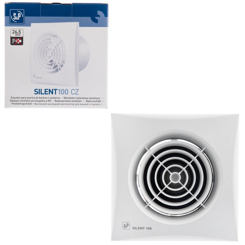 Накладной вентилятор Soler Palau SILENT-100 CZ