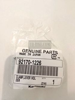 92170-1226. CLAMP,LEVER HOLDER. Kawasaki KX