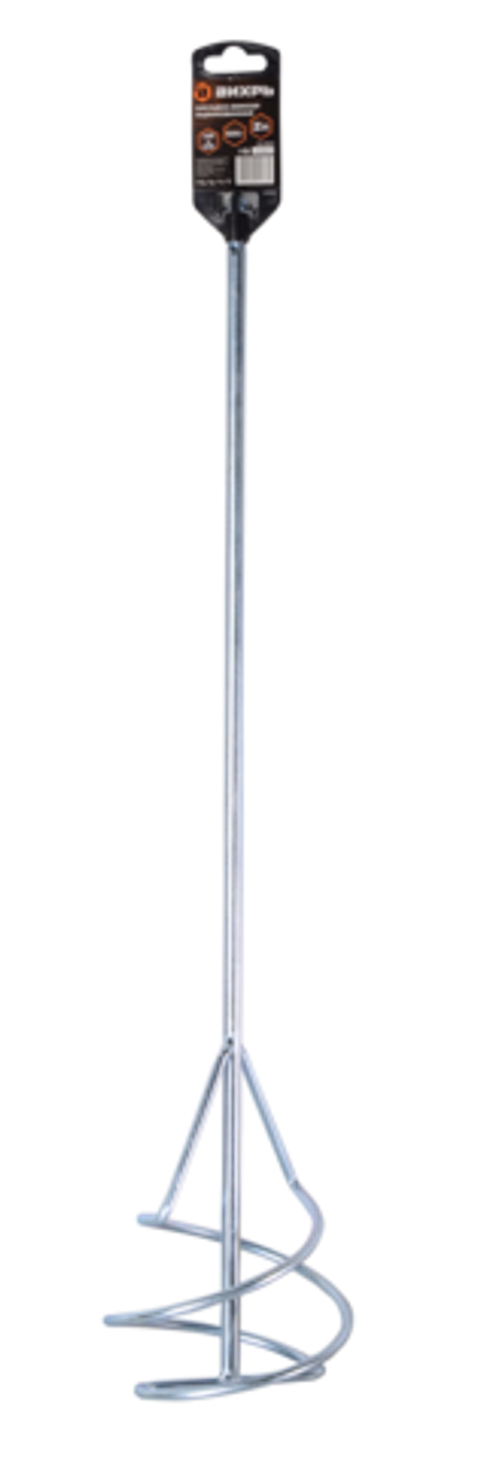 Насадка-миксер оцинкованная Вихрь, 600х120 мм, SDS plus, для перфоратора