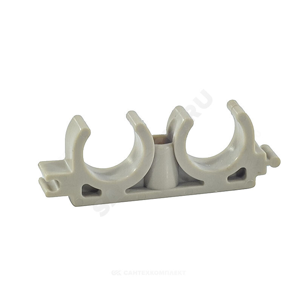 Опора PP-R двойная серая Дн 32 VALFEX 10161032Г