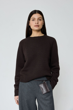 Джемпер кроп из смесового