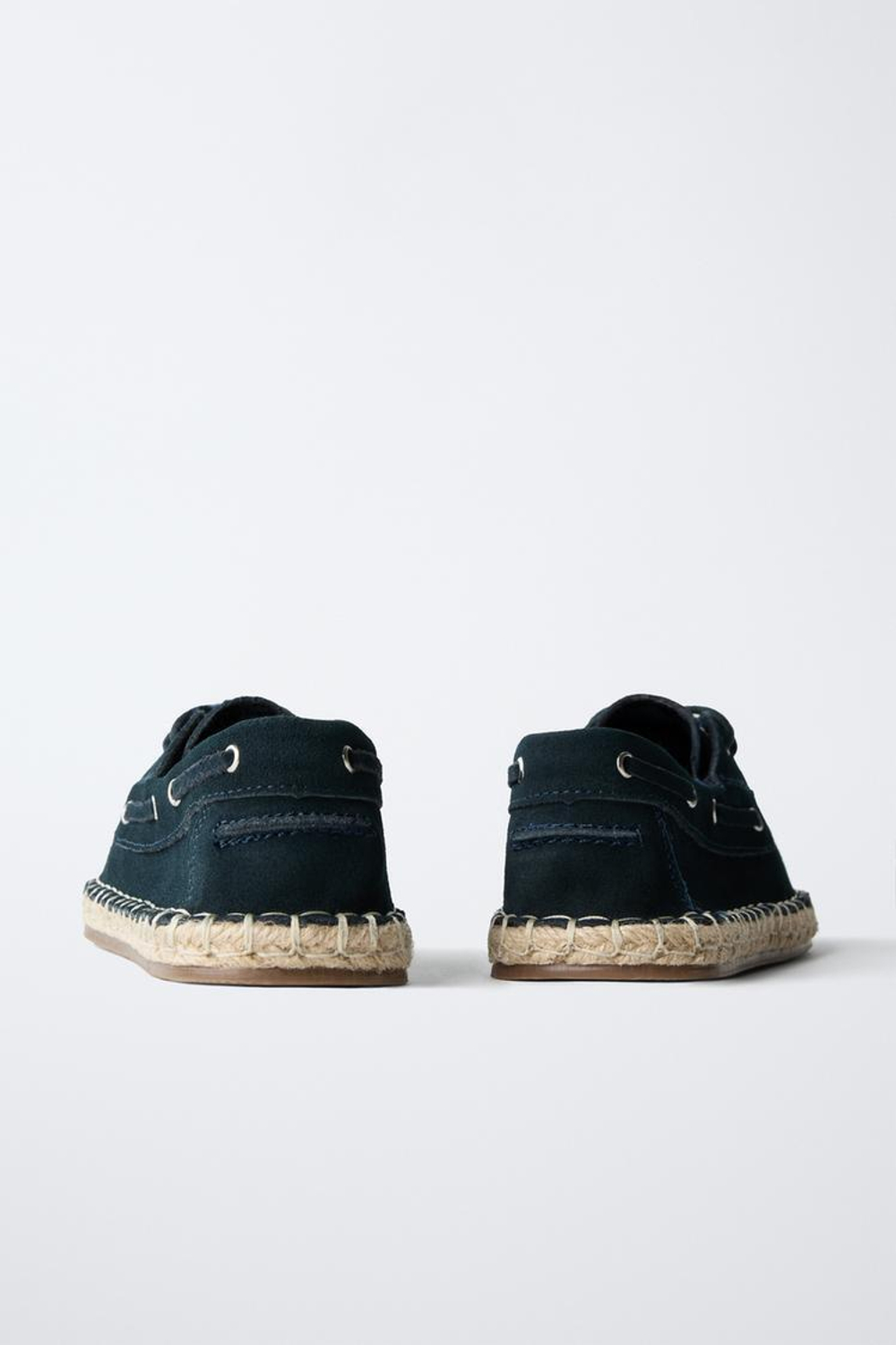 ZARA ТУФЛИ ИЗ ЗАМШИ, МОРСКОЙ СИНИЙ