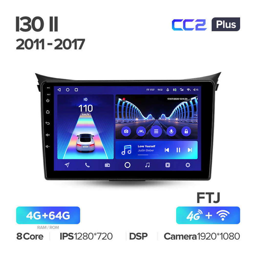 Teyes CC2 Plus 9" для Hyundai i30 2011-2017