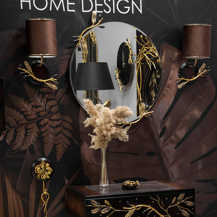 Зеркало Oliva Branch (Олива Бранч) Найт Амбер