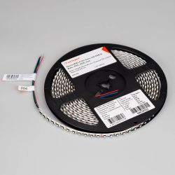 Светодиодная лента MINI-F120-5mm 24V RGB (8 W/m, IP20, 3535, 5m) (Arlight, узкая) 025707(2)