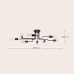 Люстра на штанге Maytoni Gilbert T532CL-08B