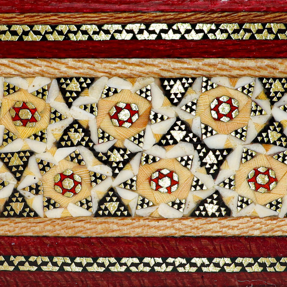 Шкатулка Хатам Кари 107 (khatam-kari) сувенир из Ирана в технике хатамкари