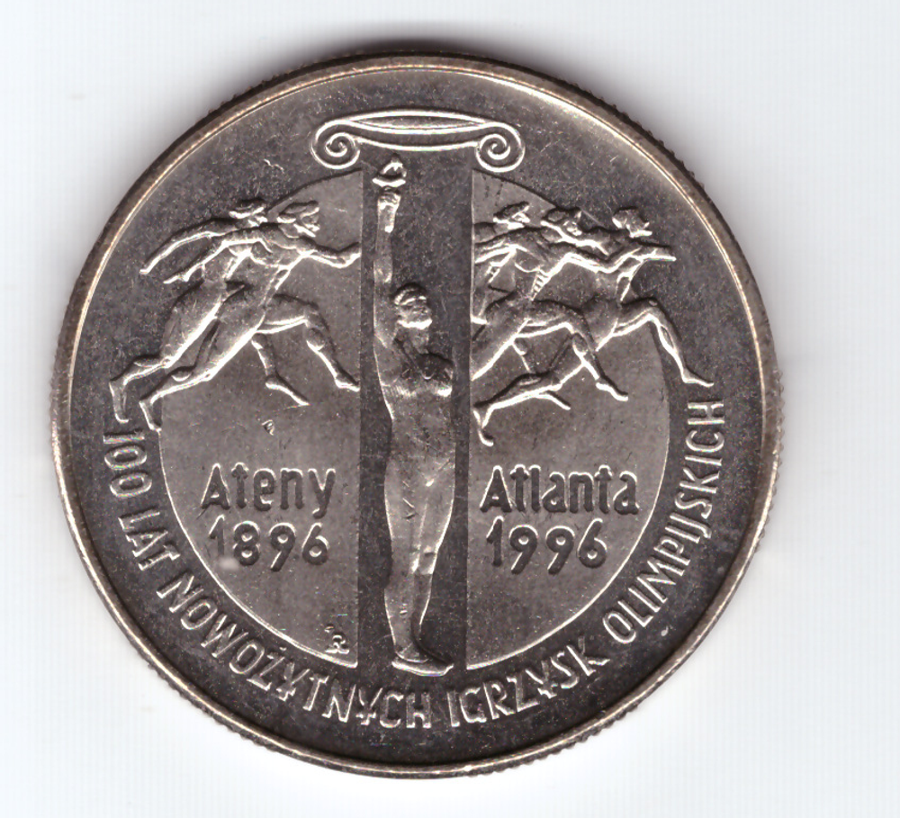 100 лет Олимпийским играм современности 1896-1996 Польша  1995