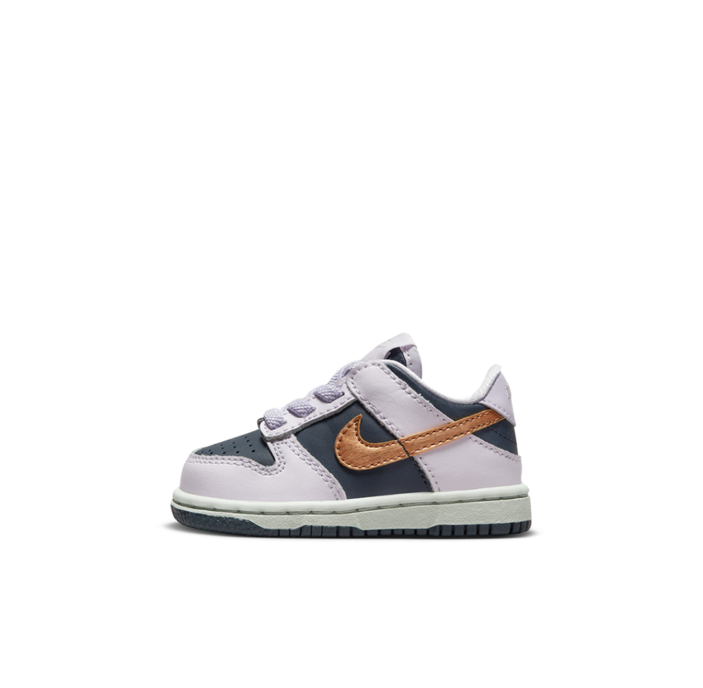 Детские кроссовки Nike Dunk Low SE 'Copper Swoosh' DX1665-400