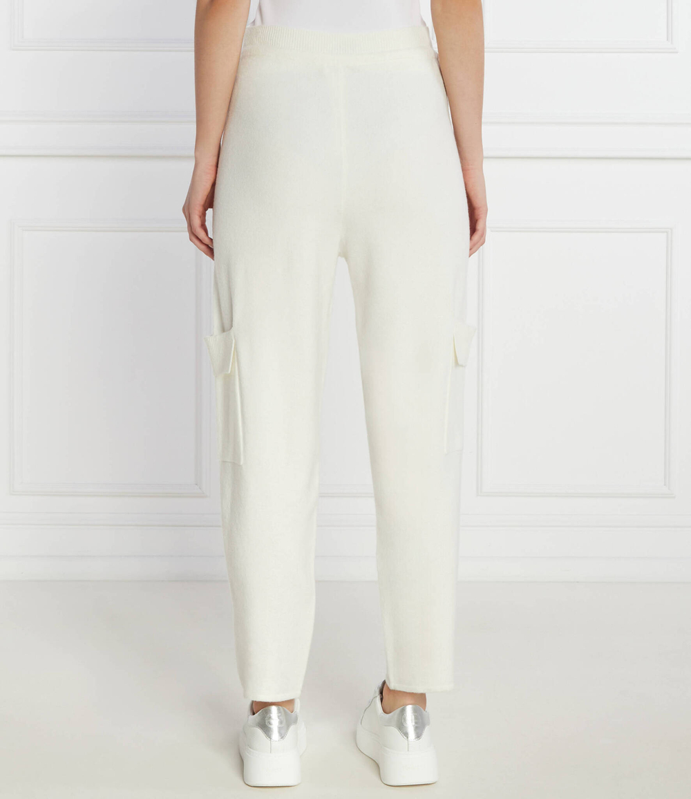 Трикотажные штаны Twinset U&amp;B - экрю(232LI33AA)