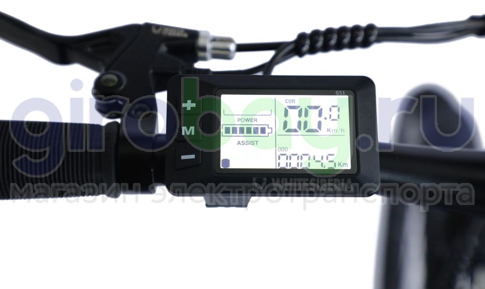 Электровелосипед WHITE SIBERIA CAMRY LIGHT 36V/11A 500W Snegir (Синий) фото 12 фото №13