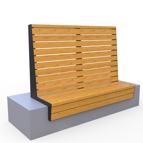 Настил на основание Noma Wall со спинкой