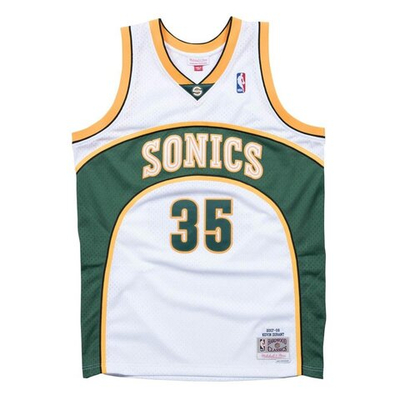 Футболка Mitchell & Ness Swingman Jersey Kevin Durant #35 Seattle Supersonics (SMJYGS18211-SSUWHIT0)