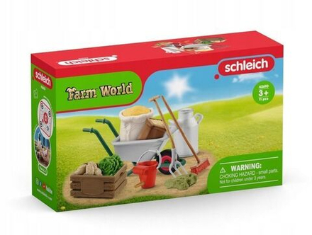 Фигурка Schleich Farm World  Аксессуары для ухода за животными в конюшне 42610