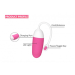 Виброяйцо Magic Motion Vini (розовый)