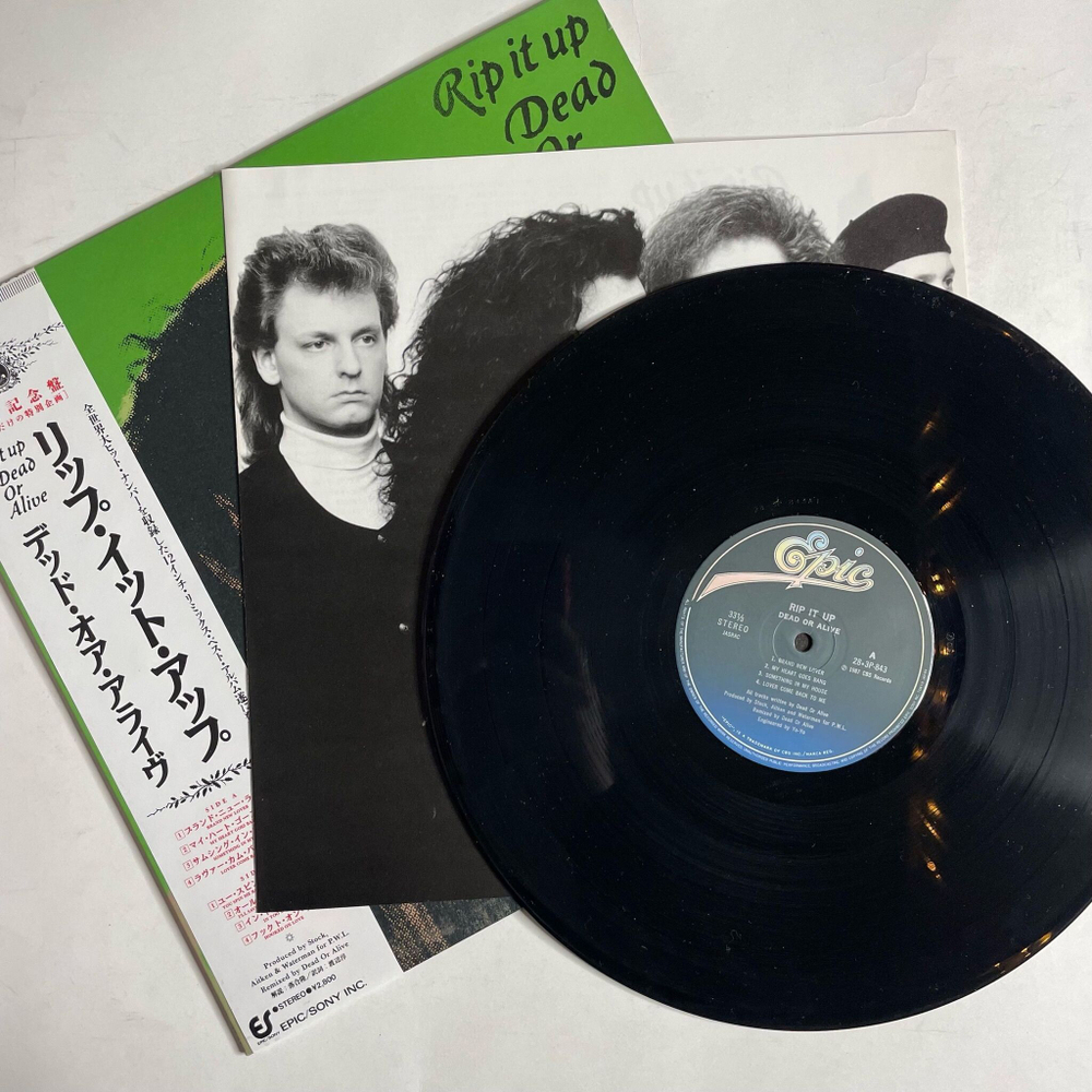 Винтажная виниловая пластинка LP Dead Or Alive Rip It Up (Japan 1987) (Obi)