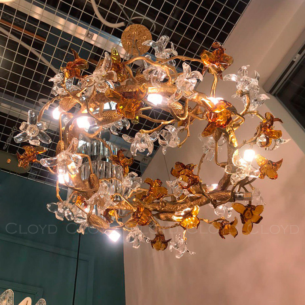 Люстра Cloyd GUATEMALA C14 / Ø60 см - латунь (арт.11215)