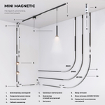 Заглушки для шинопровода Elektrostandard Mini Magnetic 2шт 85174/00 черный