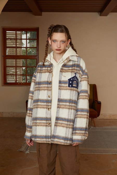 Куртка DONSMOKE "Church Logo" Plaid Wool Jacket